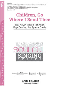 Children, Go Where I Send Thee SSA choral sheet music cover Thumbnail